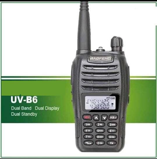 UV-B6 Professional Walkie Talkie (2Pcs) two way wireless radios device 0