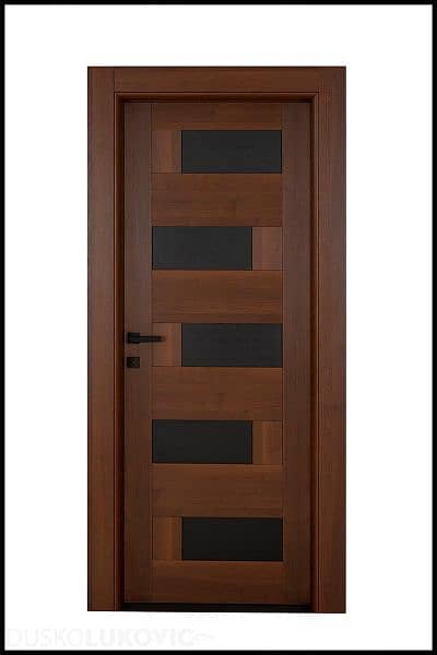 wooden doors/Semi solid wooden door/Panel doors/melamine/Malaysian 3