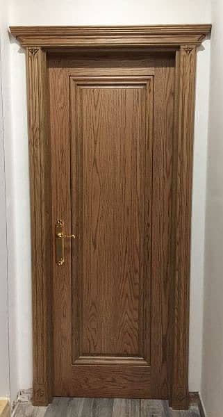 wooden doors/Semi solid wooden door/Panel doors/melamine/Malaysian 12