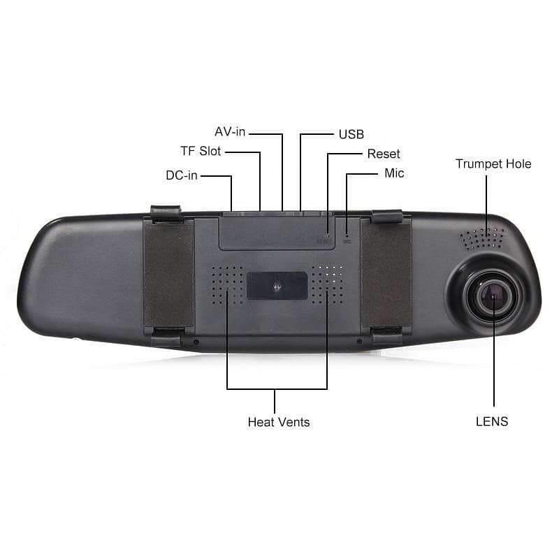 Car Dash Cam,4.3-FHD 1080P Dual Lens Car Dash cam DVR Camera Lens- 11