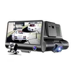 3 Lens Car Camera WDR Dashcam Full HD 1080P Car DVR- 01006301