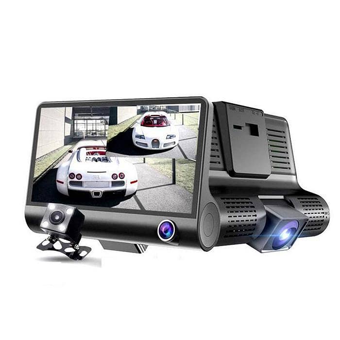 3 Lens Car Camera WDR Dashcam Full HD 1080P Car DVR- 01001401 3