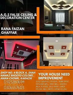 Ceiling, jafari Ceiling, Gypsum Ceiling, POP Ceiling, Fancy Designs