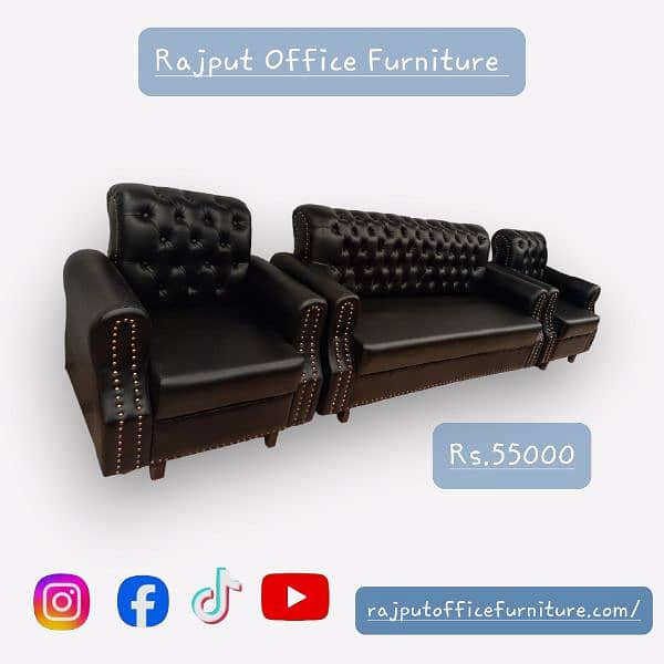 Sofa set | Five seater sofa | Leather sofa | Luxury sofa set 1