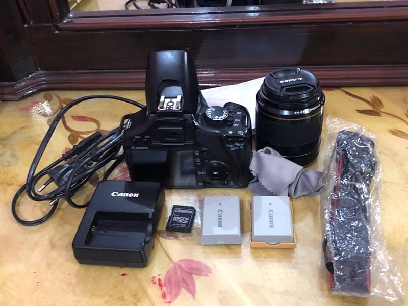 canon 450D DSLR camera with 80 200mm lenses 4