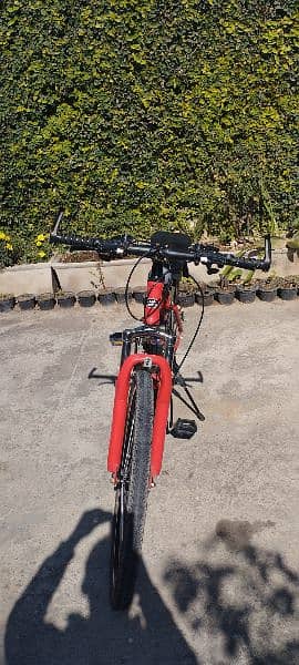Red Sports Mountain Bike - Foldable (Like New) 2