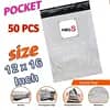 50pcs 10x12shipping flyer bags plastic Large Flyer Courier Bags 12X16 3