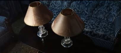 Side table lamps Pair