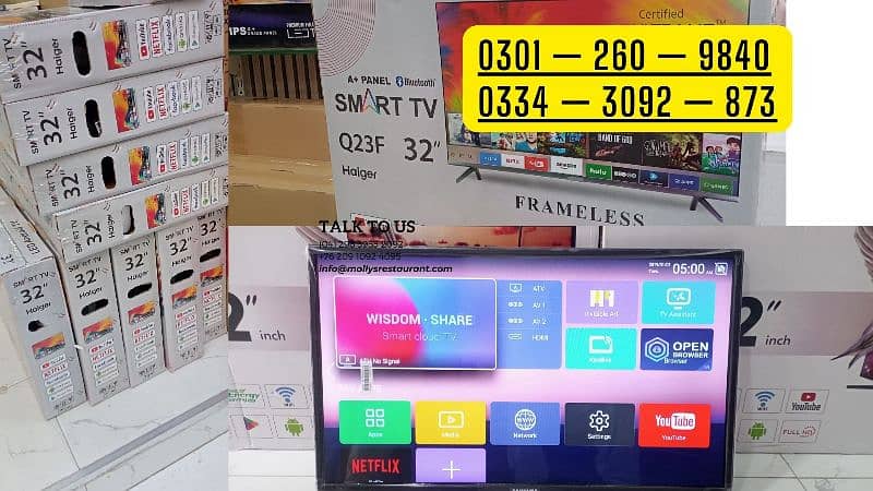 32 INCH SAMSUNG SMART LED TV WIFI WITH NETFLIX AND YOUTUBE 0