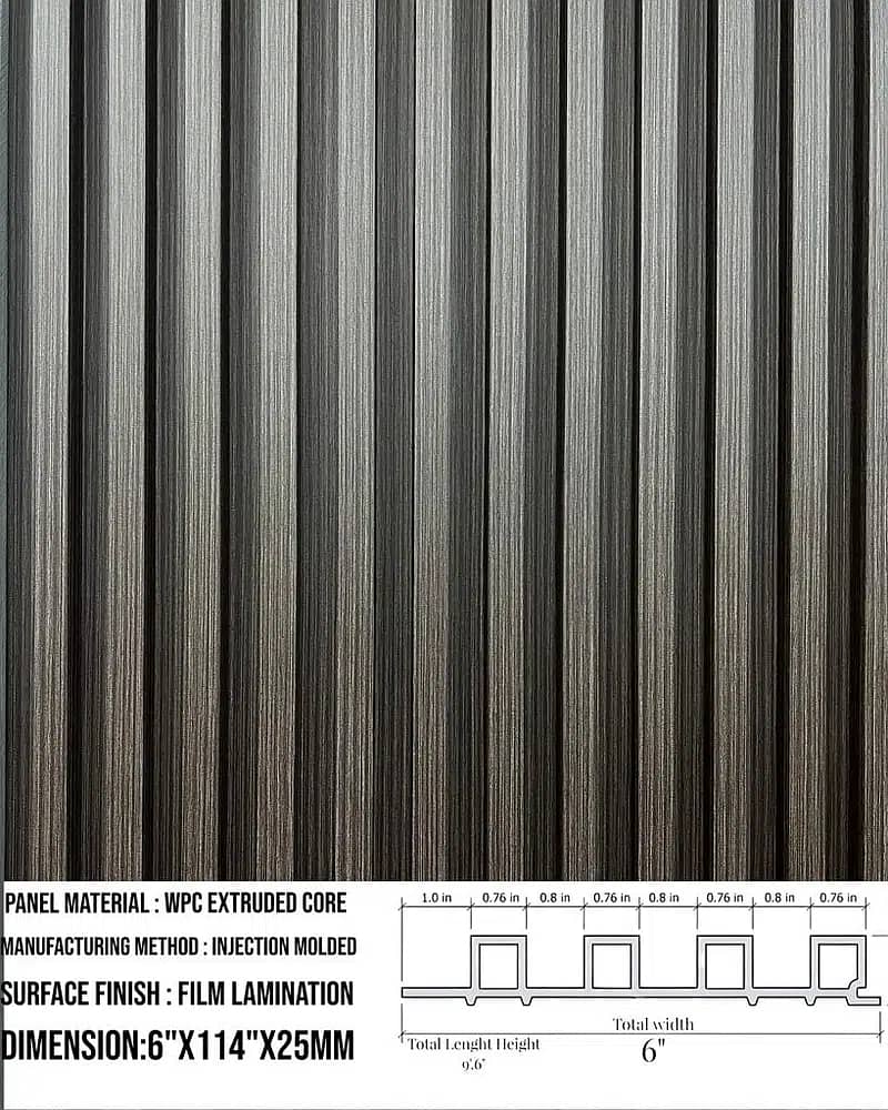 wpc Wall Panel\wall paneling|wooden panel/hard panel/solid panel 6