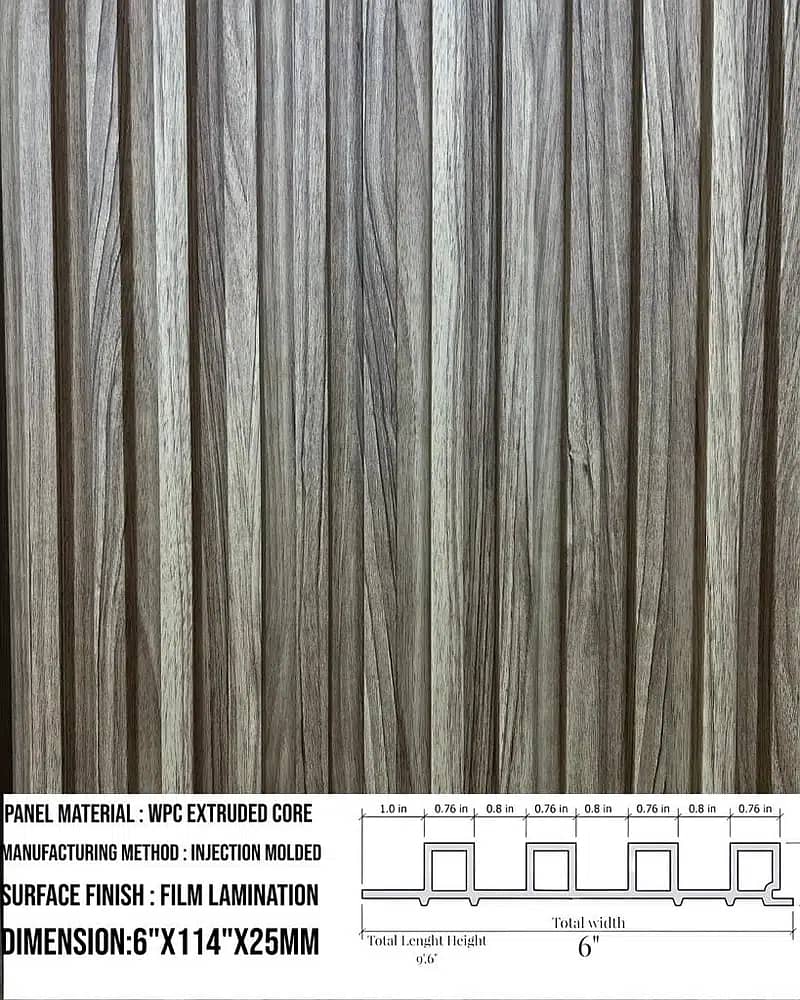 wpc Wall Panel\wall paneling|wooden panel/hard panel/solid panel 8
