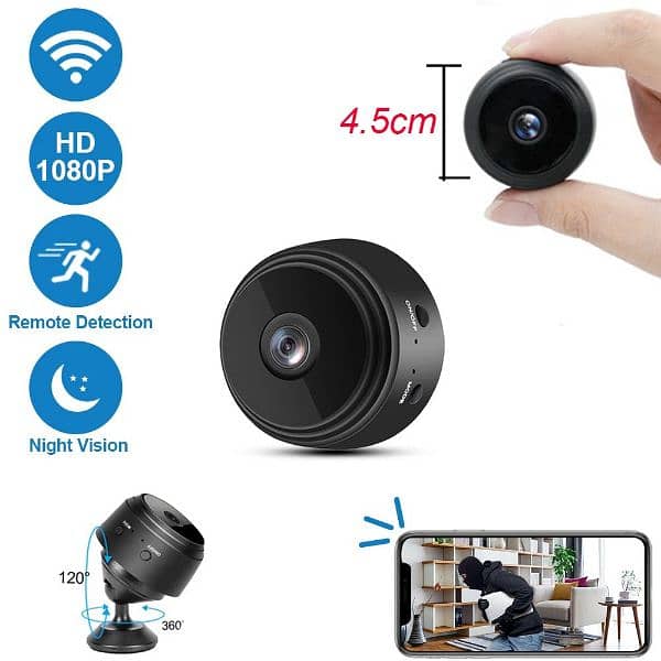 A9 WiFi Mini Camera Wireless Security Monitoring Camera Smart Home 3