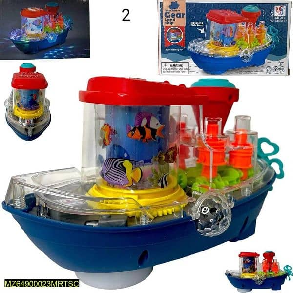 Moving Boat Toy For Kid's 2