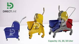 Mop Trolley/Cleaning trolley/Double Commercial Cleaning/Mop Buckets