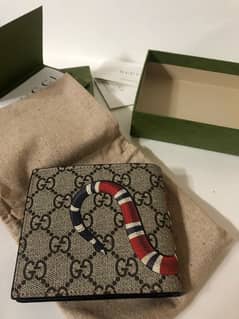 original gucci snake wallet