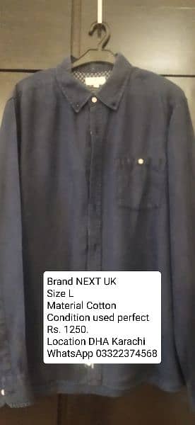 Preloved branded shirts from UK 2