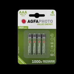 AAA Rechargeable Cell Pack of 4 Cells 900 mAh top imported brand