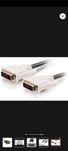 DVI Cable 24+1 Pin High Quality Cable [Whats-app 0315-4038545] 4