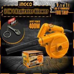 Ingco Original 2 iN 1Home Aspirator Blower + Vacuum Dust Cleaner 100%