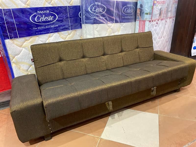 sofa cum bed (2in1)(sofa + bed)(Molty foam )(10 years warranty ) 11