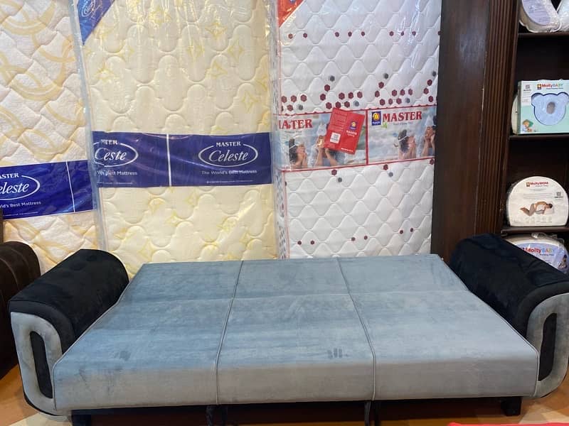 sofa cum bed (2in1)(sofa + bed)(Molty foam )(10 years warranty ) 2