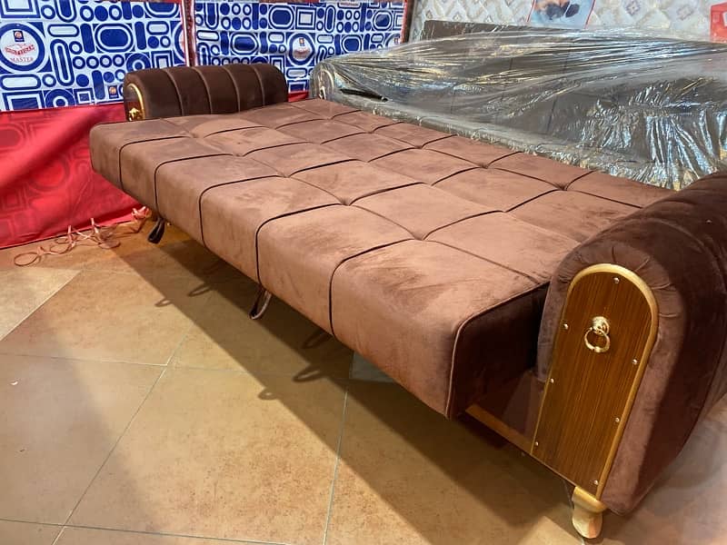 sofa cum bed (2in1)(sofa + bed)(Molty foam )(10 years warranty ) 11
