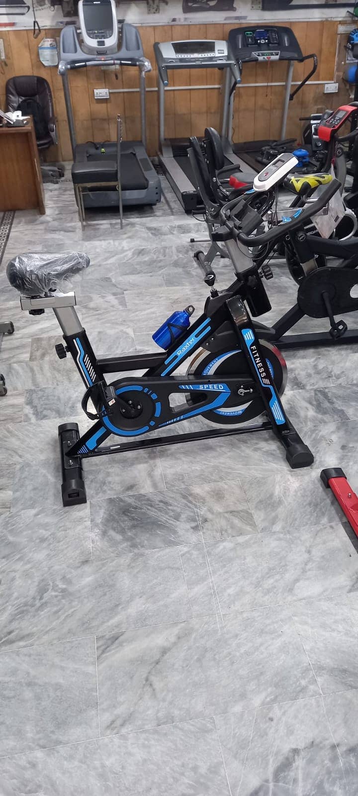 Exercise Spin bike, Recumbent Bike, Up Right Bike, treadmill, dumbbell 9