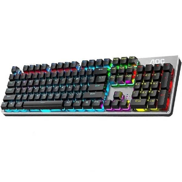 KEYBOARD AOC GK410 RGB MECHANICAL GAMING KEYBOARd WiTH BLUE SWiTCH 1