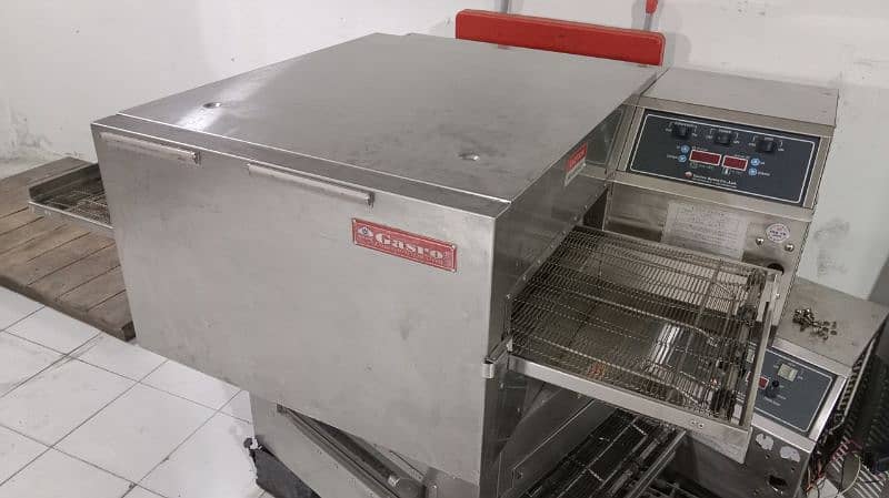 conveyor pizza oven used dough machine used pizza prep table used avia 1