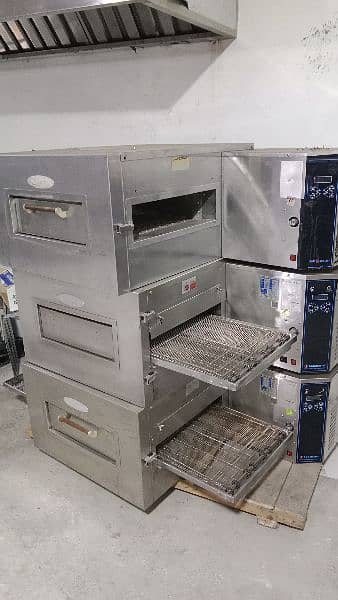 conveyor pizza oven used dough machine used pizza prep table used avia 2