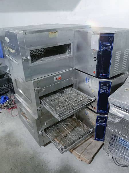 conveyor pizza oven used dough machine used pizza prep table used avia 3