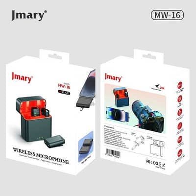 JMARY DOUBLE MIC WIRELESS MW16 FOR ALL PURPOSE 1 YR WARRANTY
