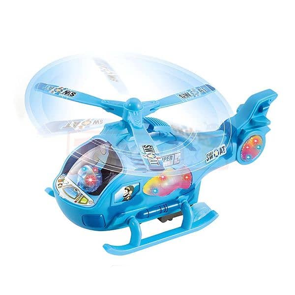 Kids Helicopter with multiple lights and music 2