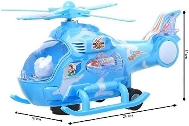 Kids Helicopter with multiple lights and music 3