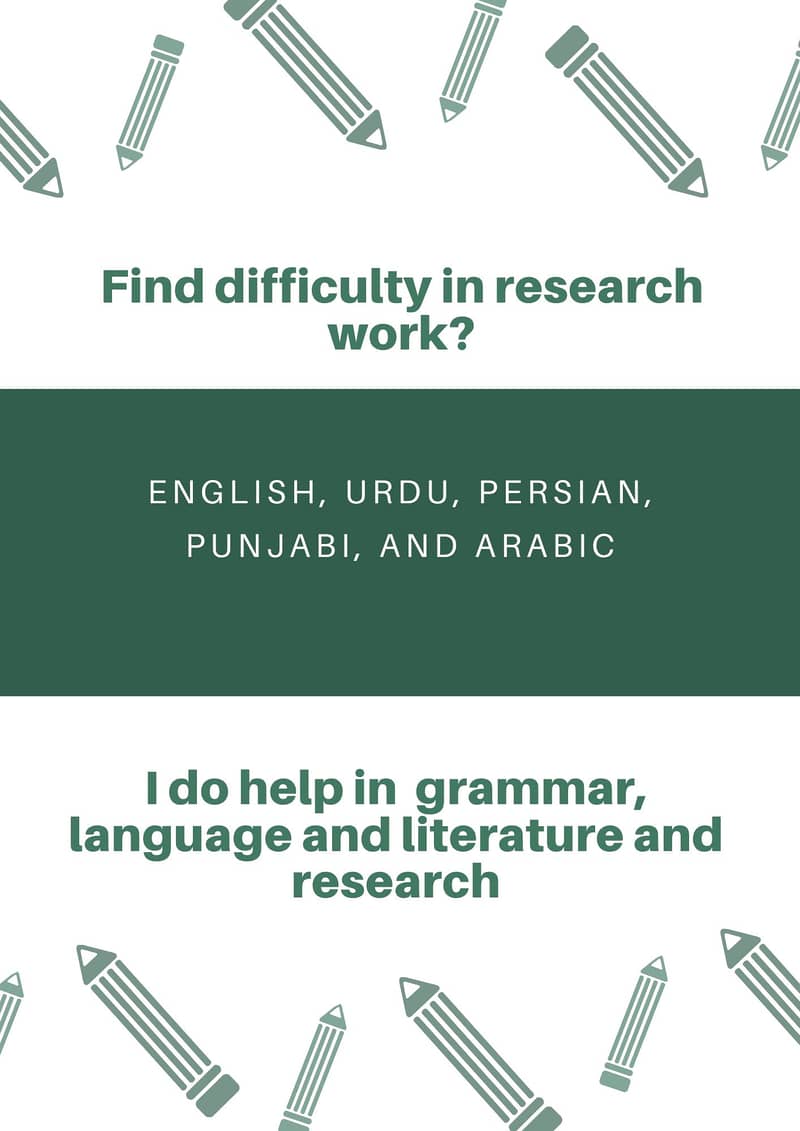 English, Urdu, Persian, Arabic, and Punjabi Teacher 4