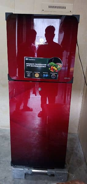 refrigerator red color 12