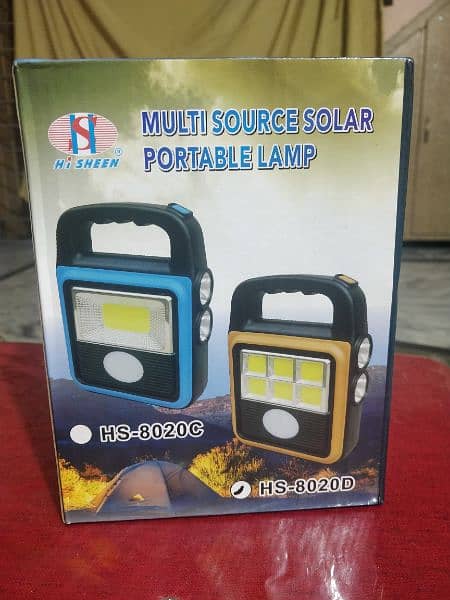 Multi Source Solar Portable Lamp 2