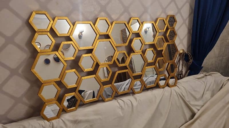 Honeybee Designer Wall Hanging Mirror 1