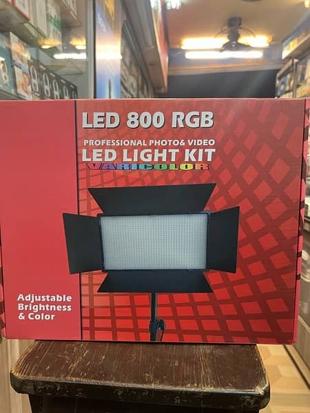 VIDEO LIGHT RGB 800 SOFT  FOR VIDEO & PHOTOGRAPHY 0