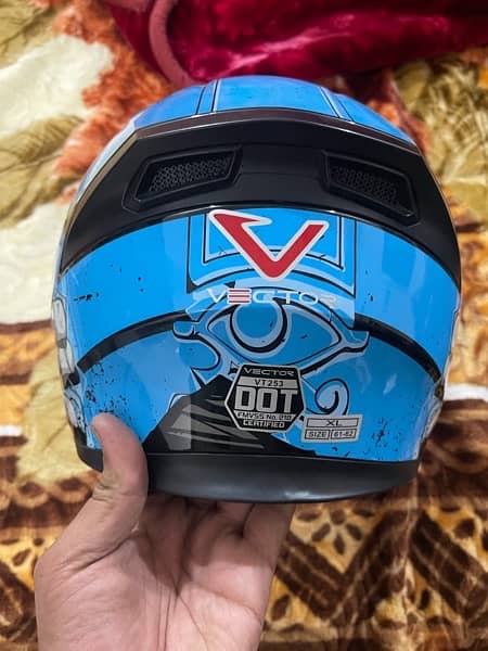 vector bike helmet XL size dot certified 2