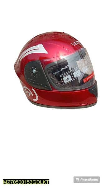 full face motorcycle helmet maroon 1