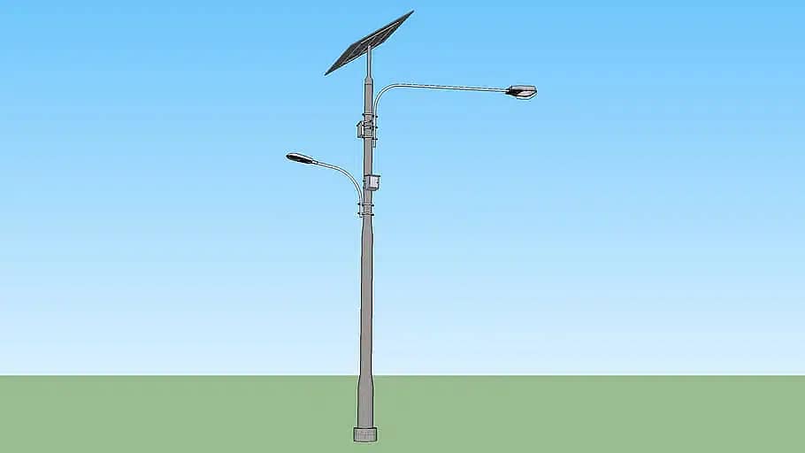 Street Lighting Poles Solar poles structural towers overhead line pole 3
