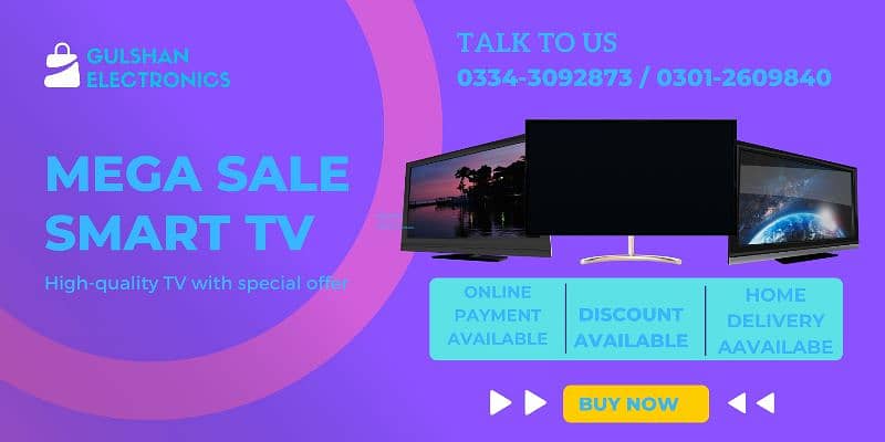 SAMSUNG SALE 24 to 100 INCH SMART LED TV YOUTUBE NETFLIX 3