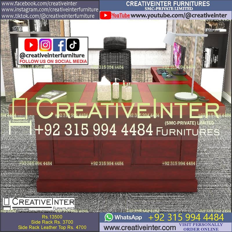Office table Executive Chair Conference Reception Manager Table Desk 8