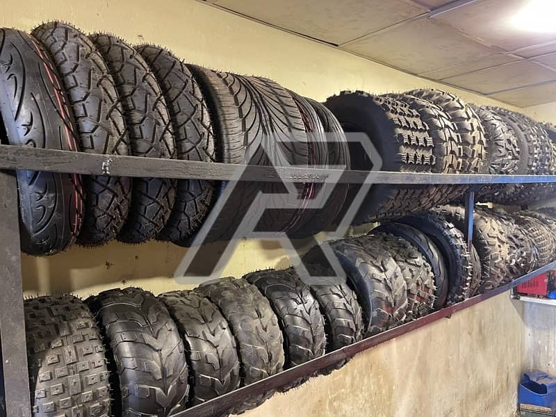 ATV Tyres/ GO Kart / ATV Quad / Trail / Scooty Tires/ Heavy tires 16