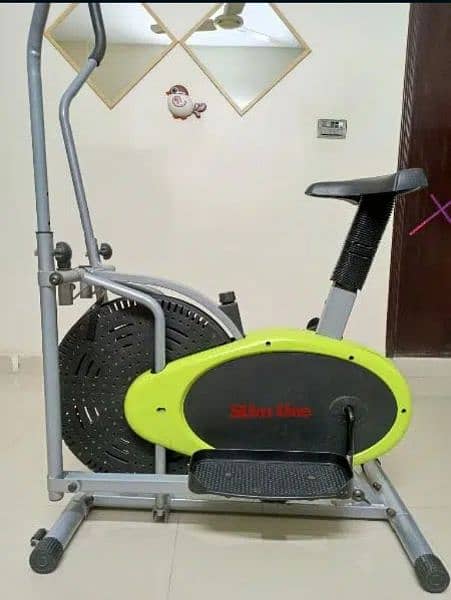 imported Used elliptical exercise cycle spin seated bike magnetic cros 9