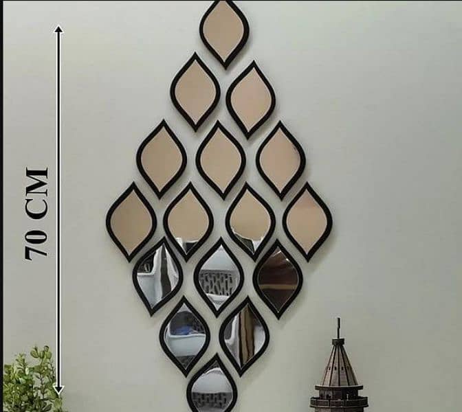 Decorative Water Drop Mirror Wall Art,pack of 16 0