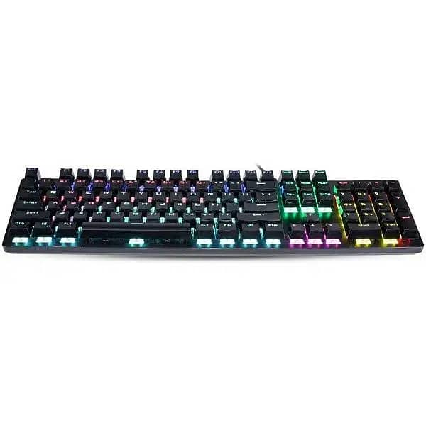 HP GK100 RGB Mechanical Backlit Gaming Keyboard with Blue Switch 3