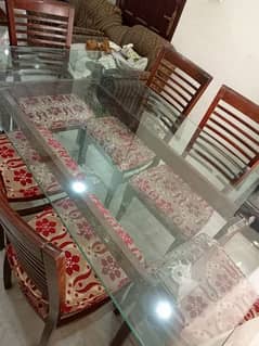 daninig table with 6 chairs 6 seater daining table woden dining table