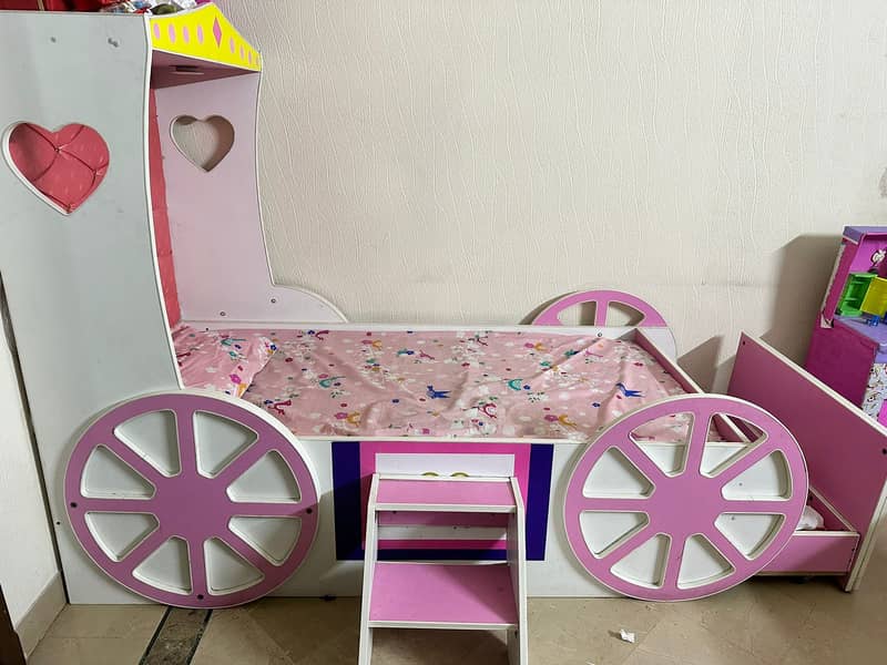 Kids bed | Baby Car Bed | kids wooden bed | Kids Furniture | Bunk bed 3